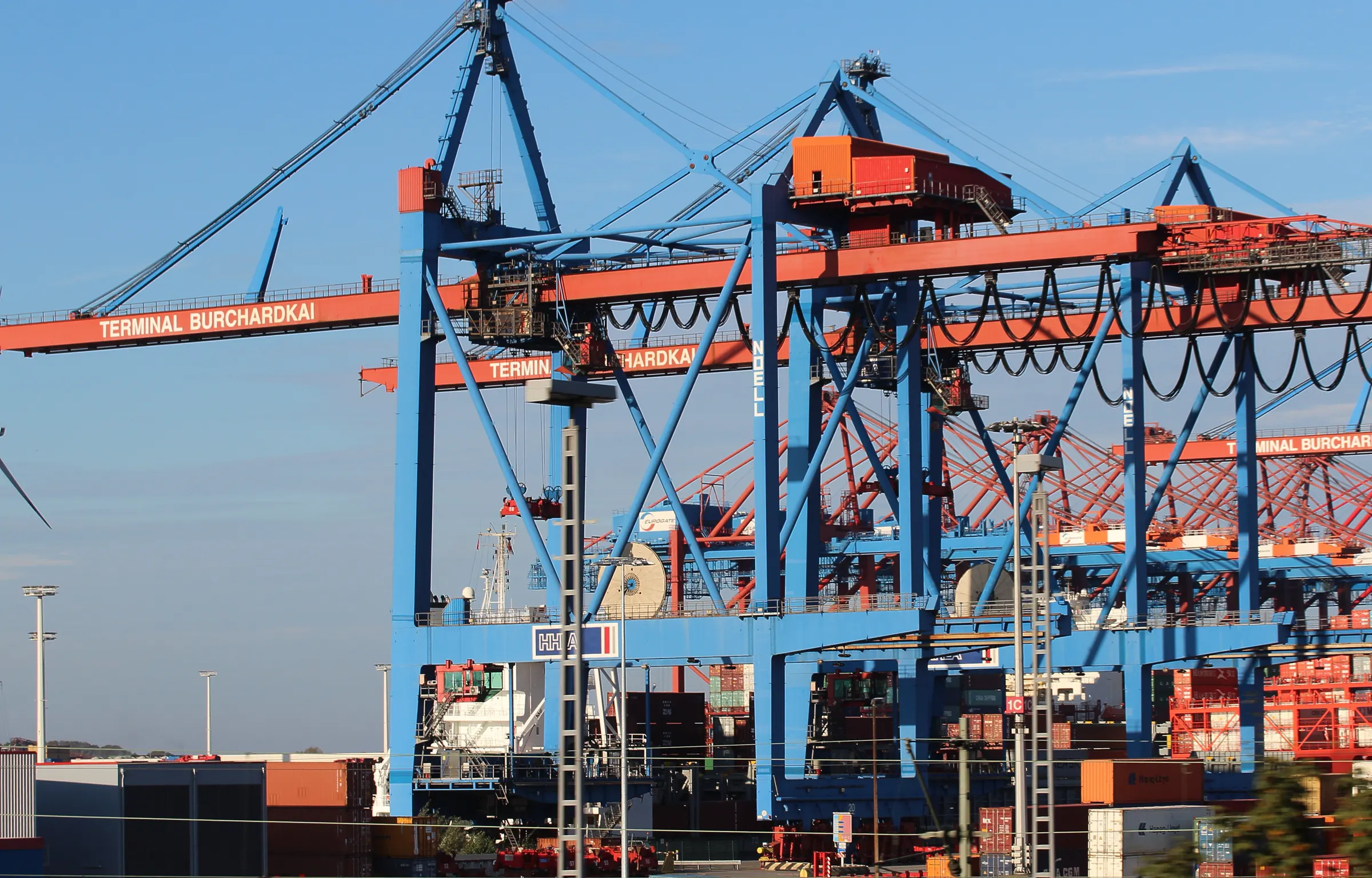 Port cargo handling and marine logistics operations